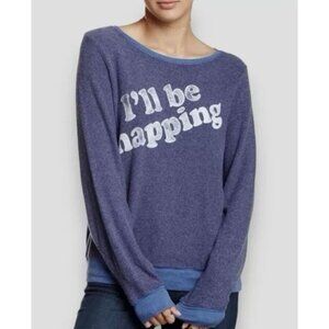 WILDFOX I'll be napping baggy beach jumper sweatshirt size M